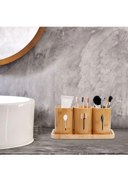 Miccho - 4 Parça Standlı Kaşıklık Yuvarlak