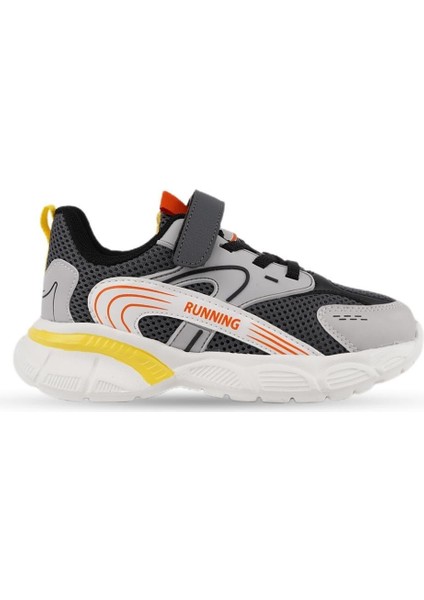 Garantili Ortopedik Sneaker Çocuk Spor Ayakkabı 31-32-33-34-35-36 Numara Füme