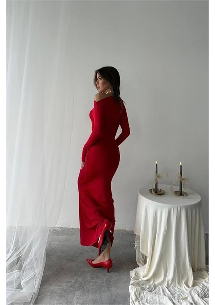 Dipmoda kadın süs bağlama detaylı maxi uzun elbise DPDF0213 indirimleri