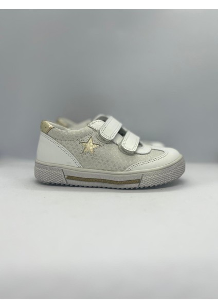Ortopedik Çocuk Deri Ayakkabı HA345-1 ,beyaz