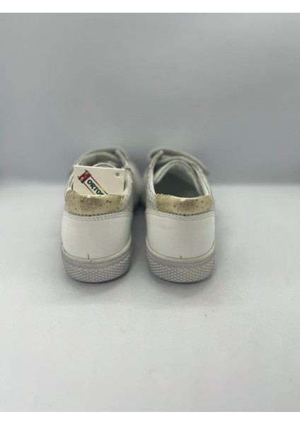 Ortopedik Çocuk Deri Ayakkabı HA345-1 ,beyaz indirimleri