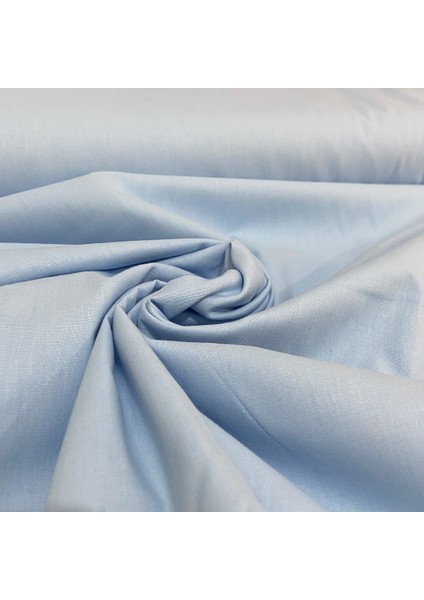 Bebe Mavi Mavi Akfil Pamuklu Kumaş 240 cm En ( Nevresimlik, Yastık Kılıfı, Çarşaf.. )