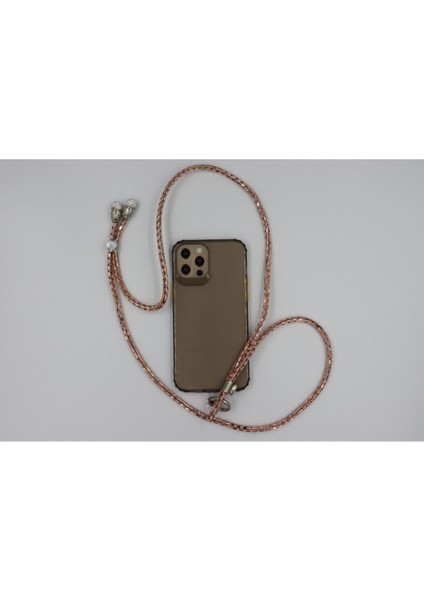 Taşlı Her Telefona Ayarlanabilir Ölçüde Her Telefona Uyumlu Boyunluk Askısı