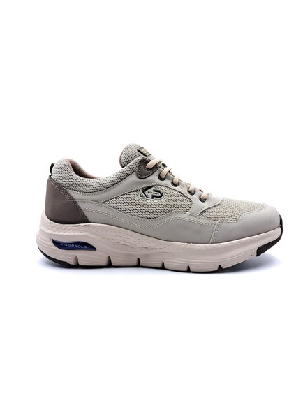 K1126 Memory Foam Erkek Bej Yürüyüş Sneaker Spor Ayakkabı