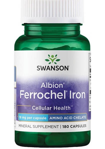 Albion Iron Chelate Ferrochel 18 Mg 180 Kapsul