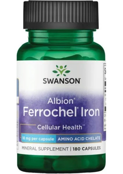 Albion Iron Chelate Ferrochel 18 Mg 180 Kapsul fırsatları