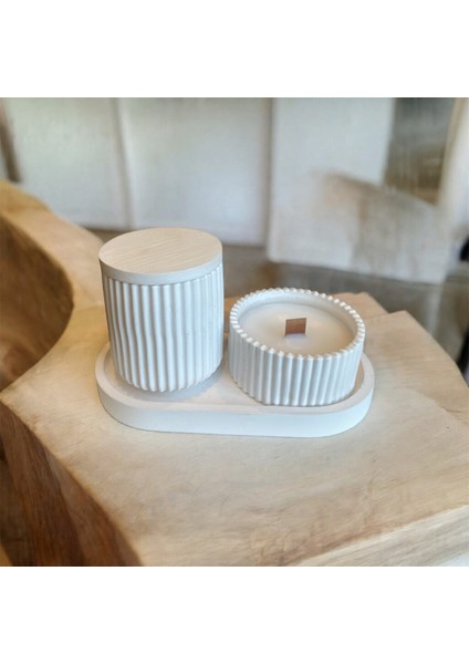 Dekoratif Beton Mumluk Seti