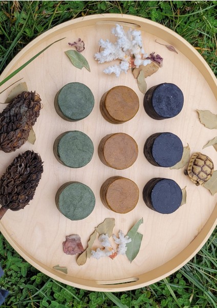 Kuru Saçlar İçin Gotu Kolalı Doğal Katı Şampuan 2 In 1