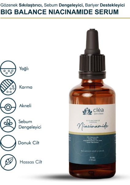 Clea Big Balance 10% Niacinamide Serum fırsatları