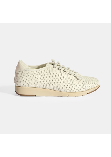 Koriya Beyaz Kadın Deri Aerocomfort Sneaker