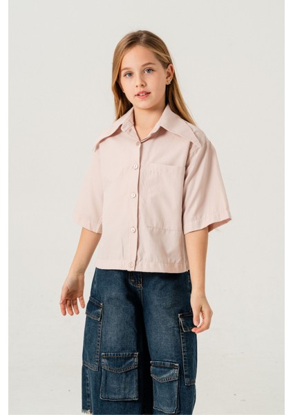 Kız Çocuk Uzun Yakalı Gömlek 3157 fiyatları