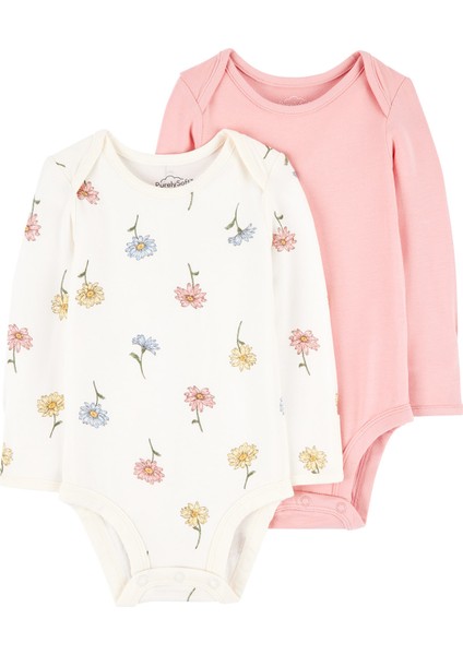Kız Bebek 2'li Uzun Kollu Body Set