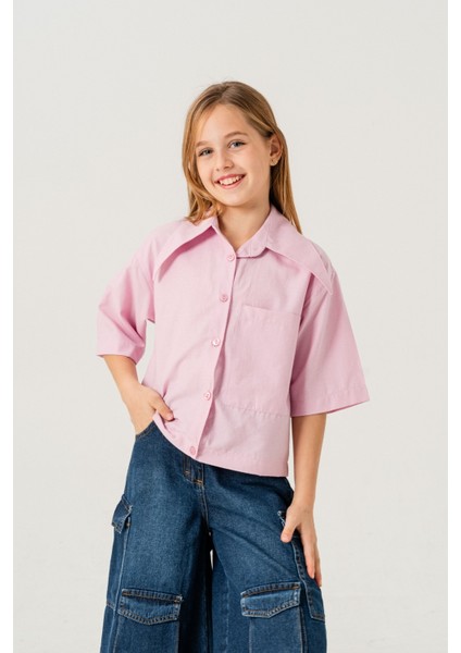 Kız Çocuk Uzun Yakalı Gömlek 3157 fiyatları