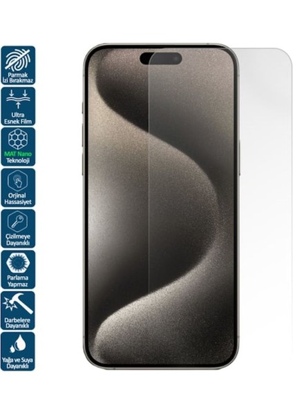 Iphone 6s Plus Siyah Ultra Koruyucu Mat Hayalet Seramik Darbe Emici Parmak Izi Yapmayan Esnek Cam fırsatları