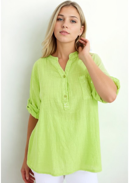 Hakim Yaka Pullu Bluz fırsatları