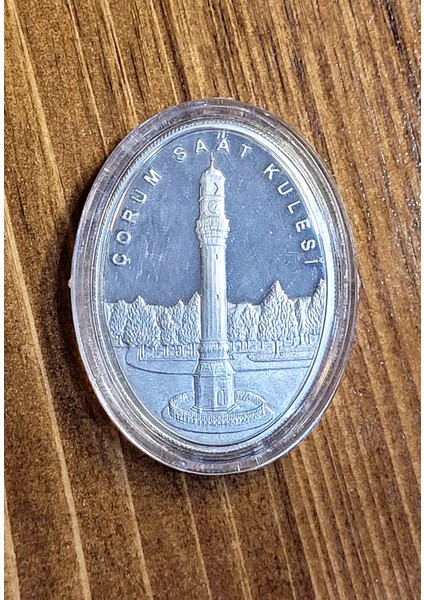 Saat Kulesi Çorum Clock Tower Silver 10 Lira 2018 *çil (Sertifikalı)