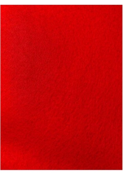 Keçe 50X70 Kırmızı Rulo Şeklinde