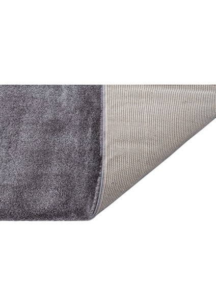 1006 Anthracıte Q - Comfort - Kolay Kullanımlı Hav Toz Vermez Yumuşak Dokulu Modern Pofuduk Shaggy Halı