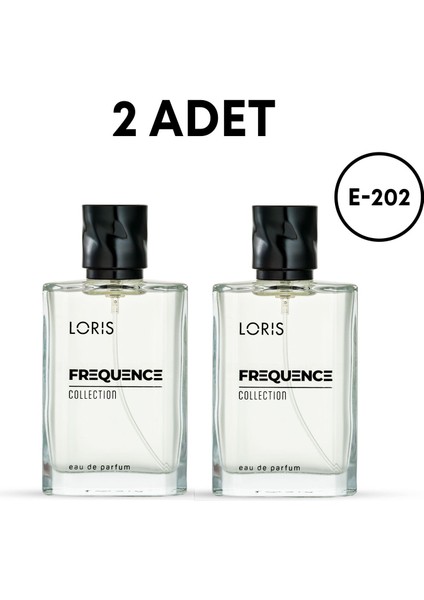 2 Adet E-202 Frequence Erkek Parfüm 50 ml