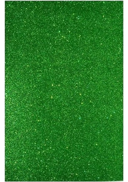 Simli Fon Kartonu 50X70 Yeşil Rulo Şeklinde