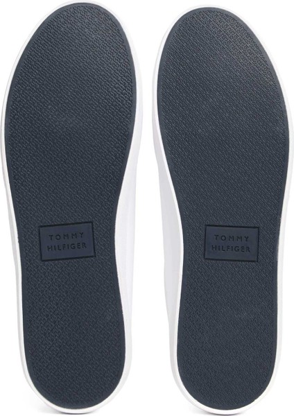 Th Hı Vulc Low Core Strıp Beyaz Erkek Sneaker