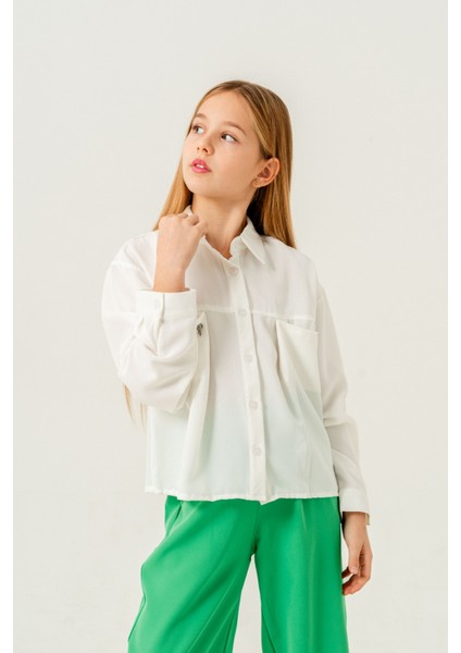 Kız Çocuk Torba Cepli Gömlek 3150 fiyatları