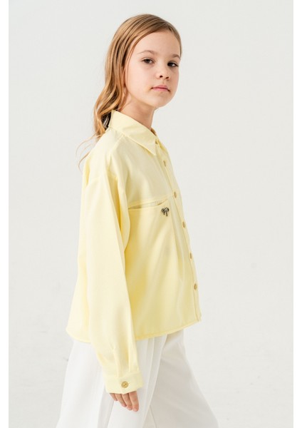 Kız Çocuk Torba Cepli Gömlek 3150 fırsatları