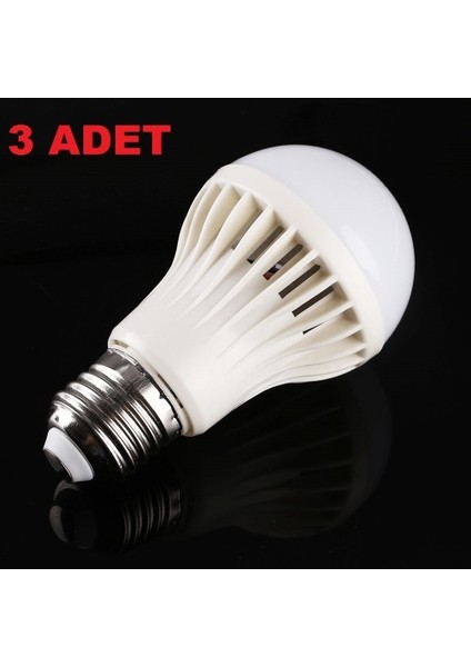 7W Enerji Tasarruflu LED Ampul ( 3 Adet )