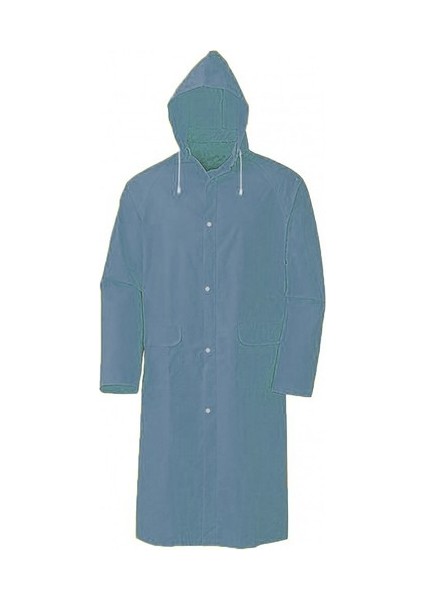 Kapşonlu Cepli Lüx Yağmurluk Lacivert - Standart Beden 2xl