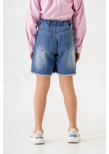 Kız Çocuk Taşlı Şort Etek 2863 fırsatları