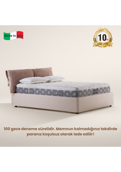 Dolce Vita Dual 10 Memory Foam Yatak | Isı ve Ağırlık Dengeleyici Yapısı ile Lüks ve Sağlığın Buluştuğu Nokta | Made In Italy