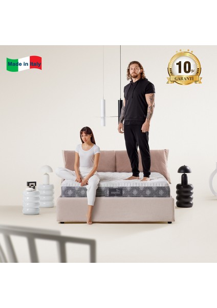 Dolce Vita Dual 10 Memory Foam Yatak | Isı ve Ağırlık Dengeleyici Yapısı ile Lüks ve Sağlığın Buluştuğu Nokta | Made In Italy