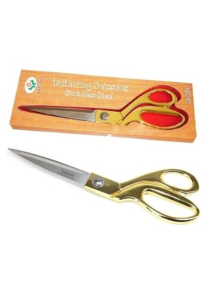 Profesyonel Terzi Makası - Altın Saplı Makas Büyük Boy modelleri