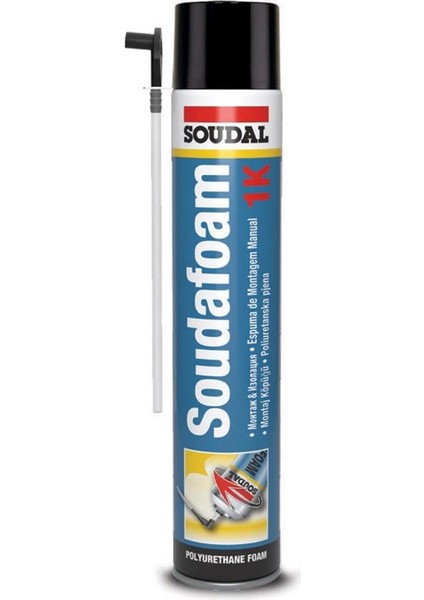 Soudafoam 1k Poliüretan Pipetli Köpük 600 gr