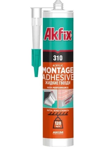 310 Kartonpiyer - Stropiyer Yapıştırıcı Beyaz 310 ml