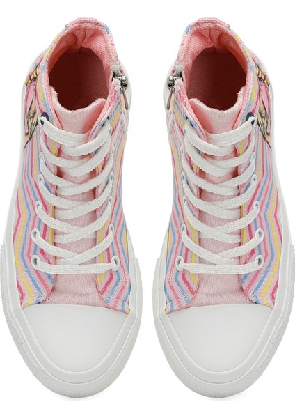 TANOS.F5FX Pembe Kız Çocuk High Sneaker fırsatları