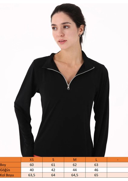 Sprint Track Top Kadın Sweatshirt Siyah