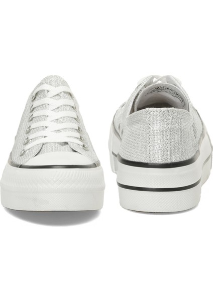24S-048 5fx Gümüş Kadın Sneaker