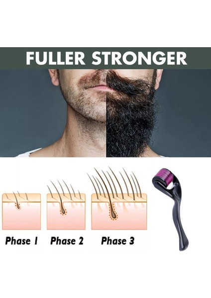 New Pro Dermaroller Hairroller 2.0mm 1200 Iğneli Platinum Awei Roller indirimleri