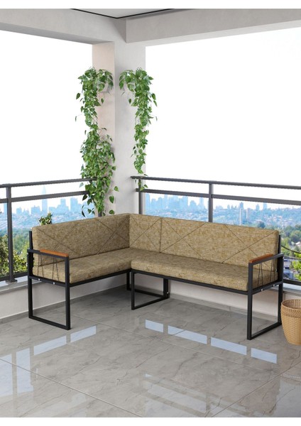 Src Serisi Balkon, Bahçe, Cafe, Köşe Takımı, Balkon Köşe Takımı - Cappucino