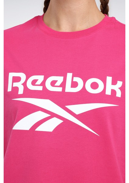 New Id Reg Tee Pembe Kadın Kısa Kol T-Shirt