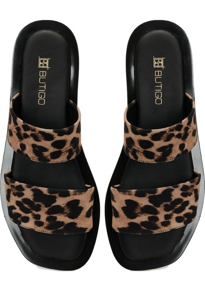 25S-007 5fx Leopar Kadın Terlik fırsatları
