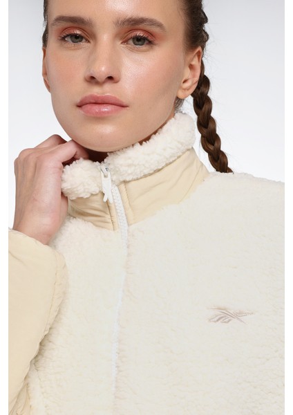 Ekos Sherpa Jacket Bej Kadın Mont fırsatları
