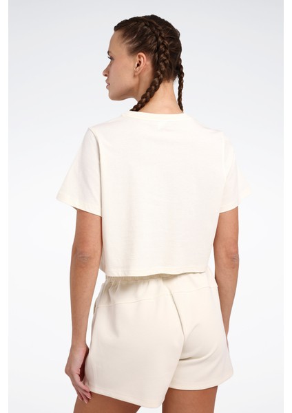 New Id Reg Crp Tee Bej Kadın Kısa Kol T-Shirt fiyatları