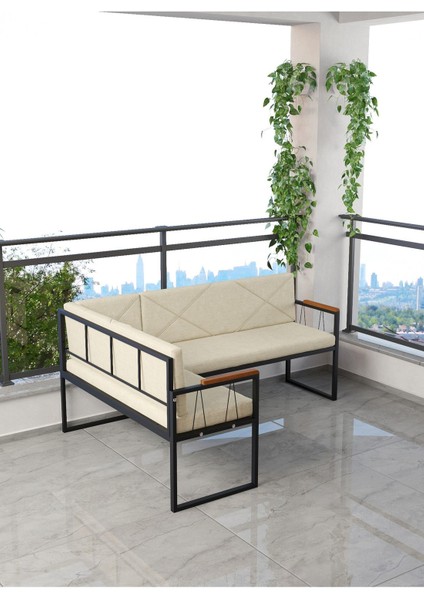 Src Serisi Balkon, Bahçe, Cafe, Köşe Takımı, Balkon Köşe Takımı - Krem