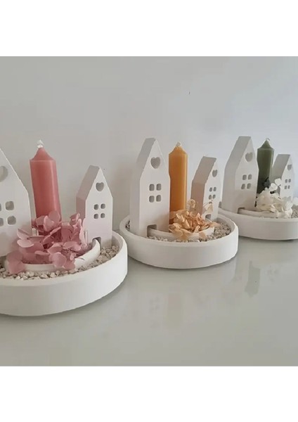Dekoratif Ev Tealight 4 Parça Mumluk fiyatları