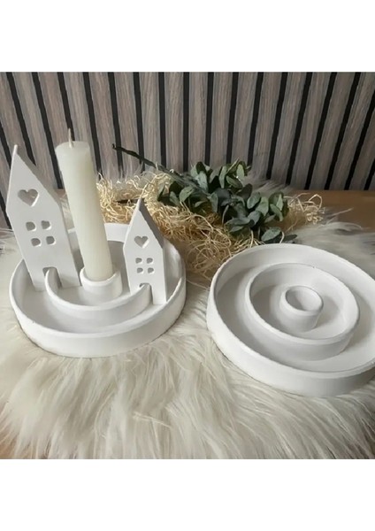 Dekoratif Ev Tealight 4 Parça Mumluk indirimleri