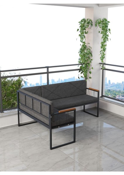 Src Serisi Balkon, Bahçe, Cafe, Köşe Takımı, Balkon Köşe Takımı - Antrasit