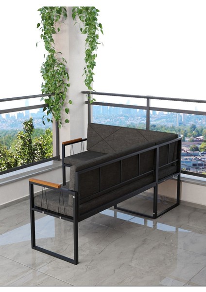 Src Serisi Balkon, Bahçe, Cafe, Köşe Takımı, Balkon Köşe Takımı - Antrasit