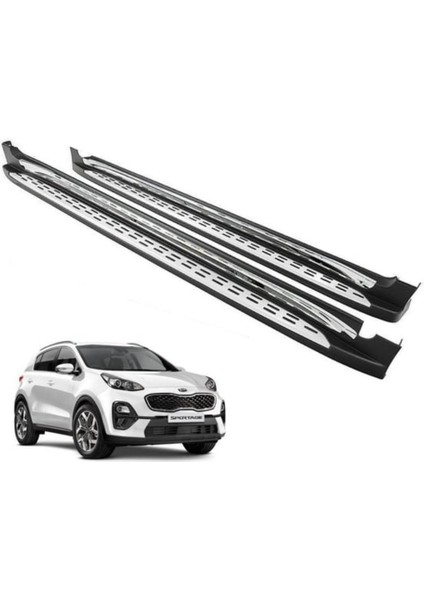Kia Sportage Yan Basamak Kromlu Model 2018-2021 Arası Uyumlu